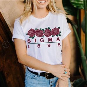 Sigma Sigma Sigma Roses T shirt